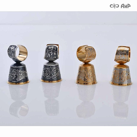  Кольцо-стопка - мастера Златоуста