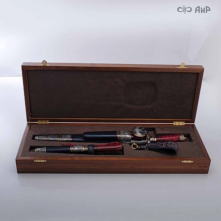  Гарнитур охотничий Царская охота № 39191 - мастера Златоуста