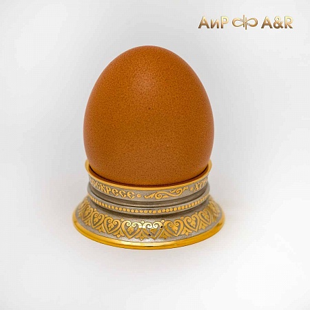 Подставка для яйца "Пасхальная" ручной работы № 36880 - мастера Златоуста