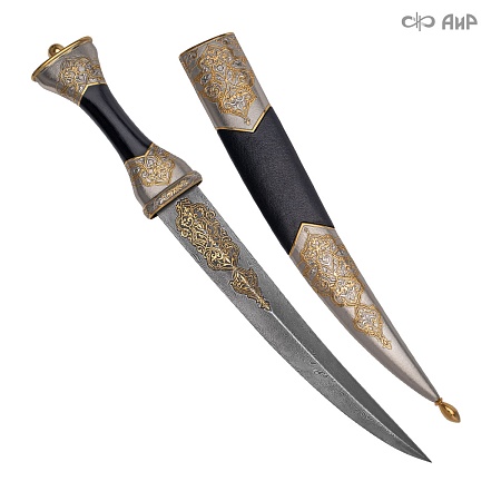  Кинжал Восточный ручной работы № 39155 - от мастеров Златоуста