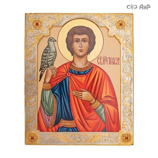 Икона в окладе Святой Мученик Трифон (ручная работа) № 39138 - мастера Златоуста
