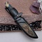  Авторский нож Чернокрылый павлин, авторские ножны № 39239 - мастера Златоуста