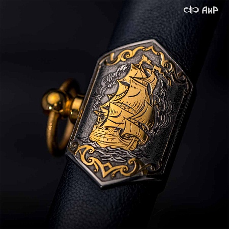 Кортик Адмиральский ручной работы № 36000 - сделано в Златоусте