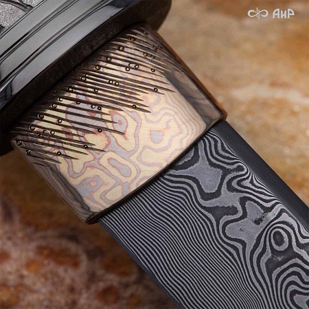  Авторский танто Кленовый сад № 39204 - мастера Златоуста