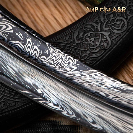  Авторский кинжал "Зафир" № 37111 - мастера Златоуста