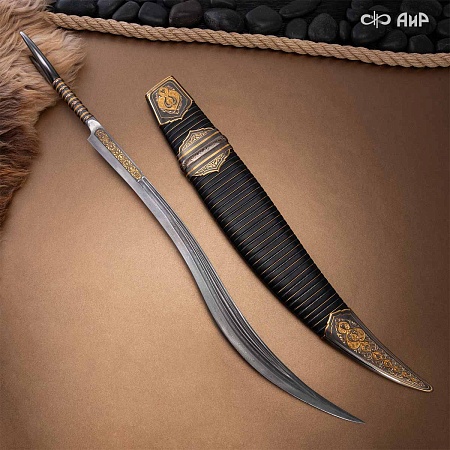  Черноморский ятаган Лаз-Бичак ручной работы № 39244 - от мастеров Златоуста