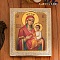 Икона в окладе "Богоматерь с Младенцем" (ручная работа) № 37508 - мастера Златоуста