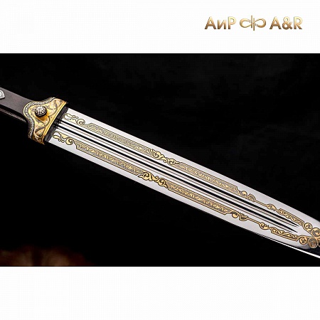 Кинжал "Армянский" ручной работы № 36934 - от мастеров Златоуста