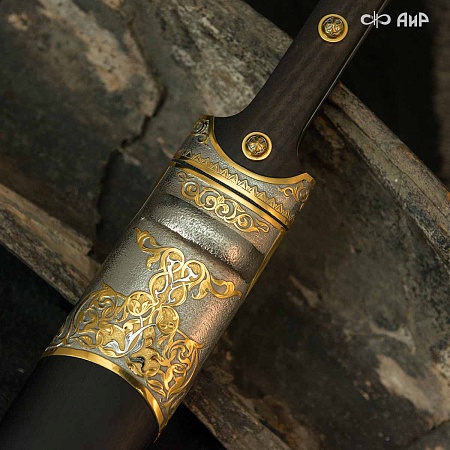 Кинжал Кавказский ручной работы № 35261 - от мастеров Златоуста