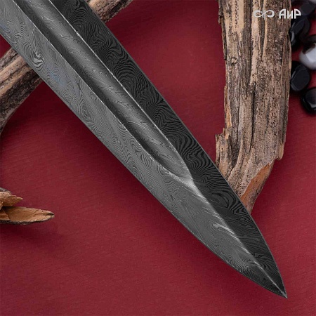  Авторский охотничий кинжал Русский лес № 39185 - мастера Златоуста