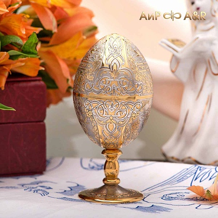 Сувенирное яйцо ручной работы Весна № 36890 - мастера Златоуста