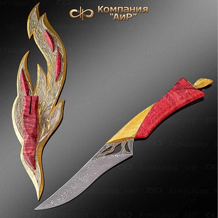 Авторский нож "Огонь" № 35711 - мастера Златоуста