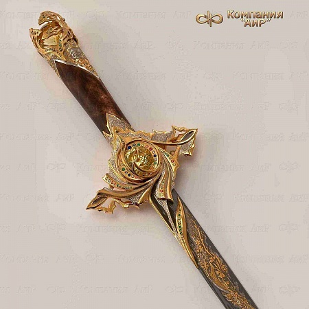  Авторский стилет "Земля" № 26556 - мастера Златоуста