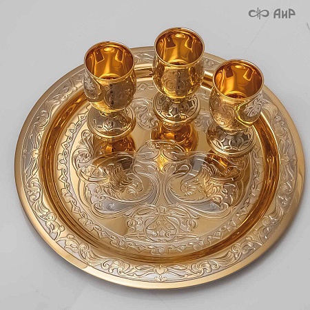 Коньячный набор Теплая компания ручной работы № 1903 - мастера Златоуста