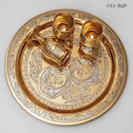 Коньячный набор Теплая компания ручной работы № 1903 - мастера Златоуста