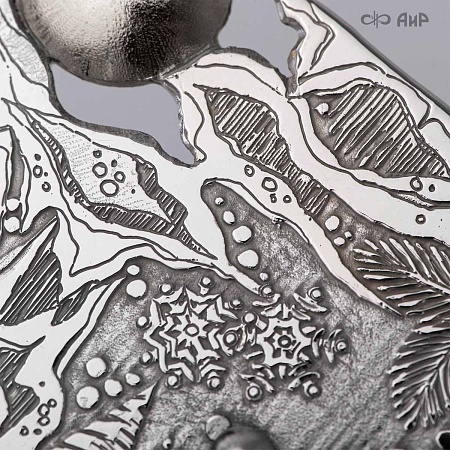  Авторский сувенир Ангел Зима № 39304 - мастера Златоуста