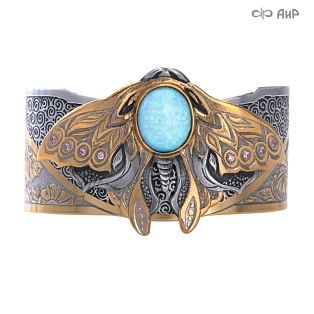  Браслет Фауна (ручная работа) № 39245 - мастера Златоуста