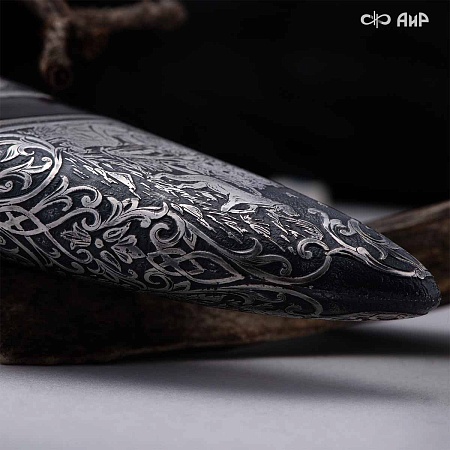  Нож Арсенальный люкс ручной работы № 39202 - мастера Златоуста