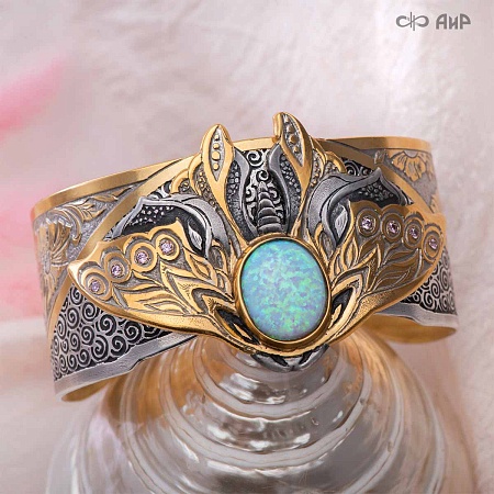  Браслет Фауна (ручная работа) № 39245 - мастера Златоуста