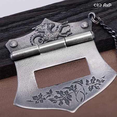  Авторский кинжал Лёд и Пламя № 39223 - мастера Златоуста