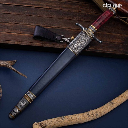  Гарнитур охотничий Царская охота № 39191 - мастера Златоуста