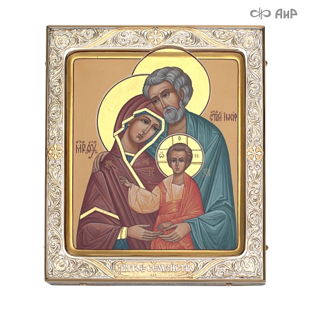 Икона в окладе Святое Семейство (ручная работа) № 37200 - мастера Златоуста