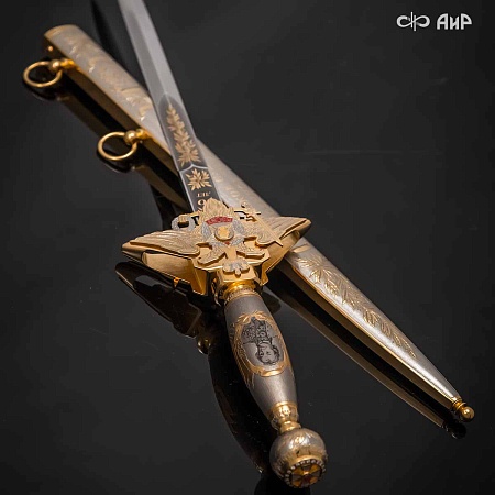 Кортик Генеральский ручной работы № 33452 - от мастеров Златоуста