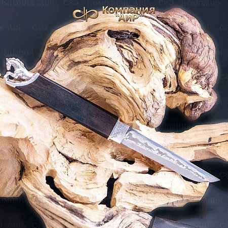 Авторский нож Скакуны № 35445 - мастера Златоуста