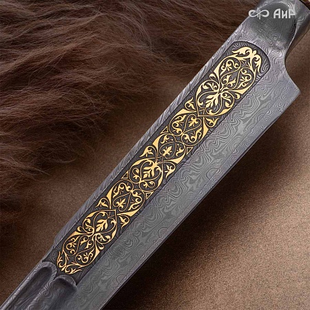  Черноморский ятаган Лаз-Бичак ручной работы № 39244 - от мастеров Златоуста