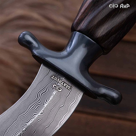 Кинжал с пламенеющим клинком № 39279 - мастера Златоуста