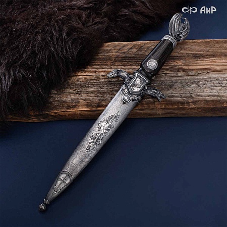  Авторский кинжал Лёд и Пламя № 39223 - мастера Златоуста