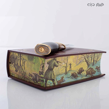  Набор с ножом Все об охоте № 38909 - мастера Златоуста