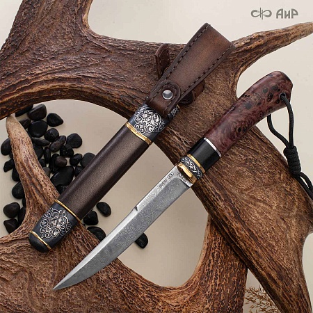  Гарнитур охотничий Великаны леса, с хиршфангером № 39207 - мастера Златоуста