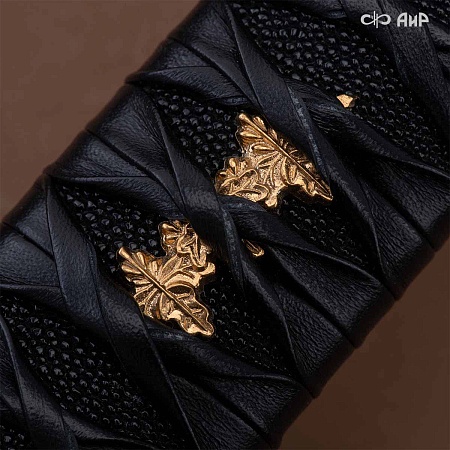  Вакидзаси Золотой дракон ручной работы № 39252 - от мастеров Златоуста