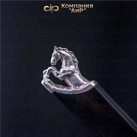 Авторский нож "Скакуны" № 35445 - мастера Златоуста