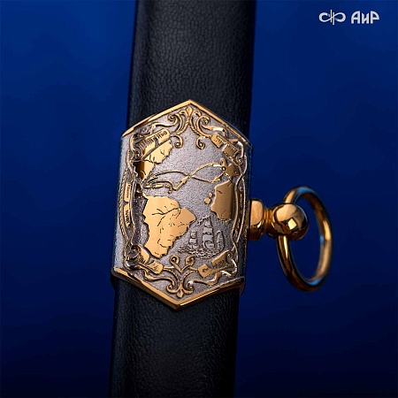 Кортик Адмиральский ручной работы № 36457 - сделано в Златоусте