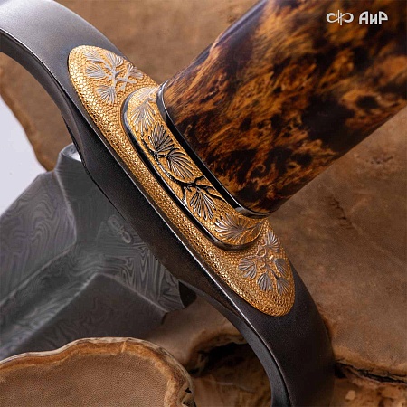  Авторский охотничий кинжал Русский лес № 39243 - мастера Златоуста