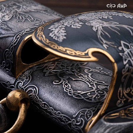  Гарнитур охотничий Царская охота № 39191 - мастера Златоуста