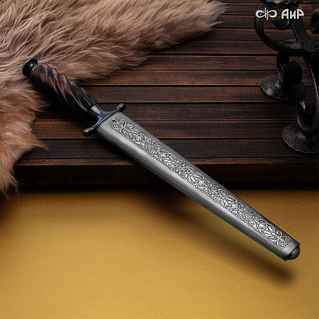 Кинжал с пламенеющим клинком № 39279 - мастера Златоуста