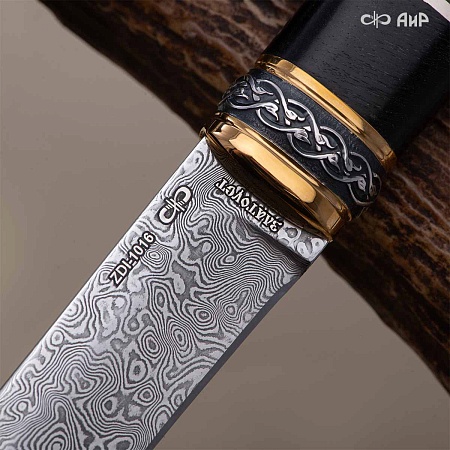  Гарнитур охотничий Великаны леса, с хиршфангером № 39207 - мастера Златоуста