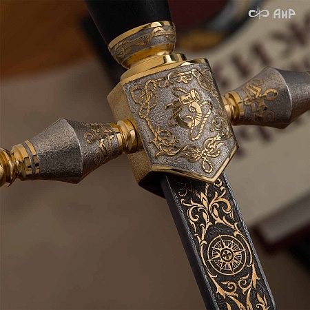 Кортик Адмиральский ручной работы № 37435 - сделано в Златоусте