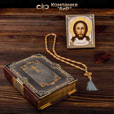 Святое Евангелие в окладе ручной работы № 33458 - мастера Златоуста