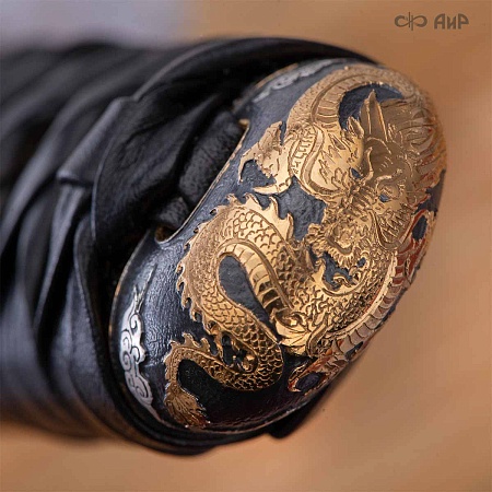  Танто Небесный дракон ручной работы № 39218 - мастера Златоуста