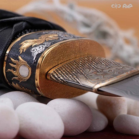  Танто Небесный дракон ручной работы № 39218 - мастера Златоуста