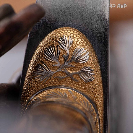  Авторский охотничий кинжал Русский лес № 39243 - мастера Златоуста