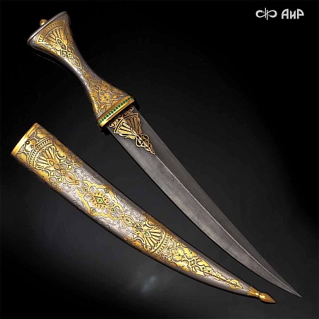 Кинжал Восточный ручной работы № 31988 - от мастеров Златоуста