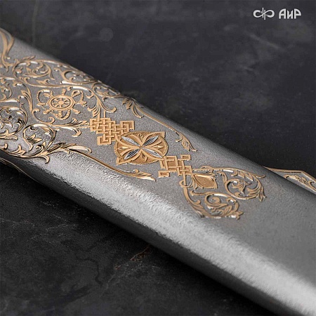 Авторский морской палаш Флотилия № 37196 - мастера Златоуста