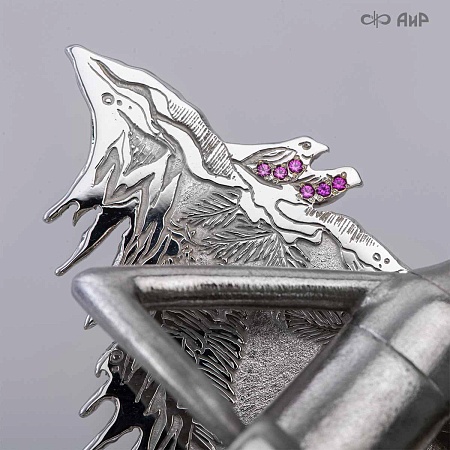  Авторский сувенир Ангел Зима № 39304 - мастера Златоуста