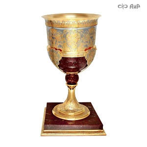 Сувенирная ваза ручной работы № 2952 - мастера Златоуста
