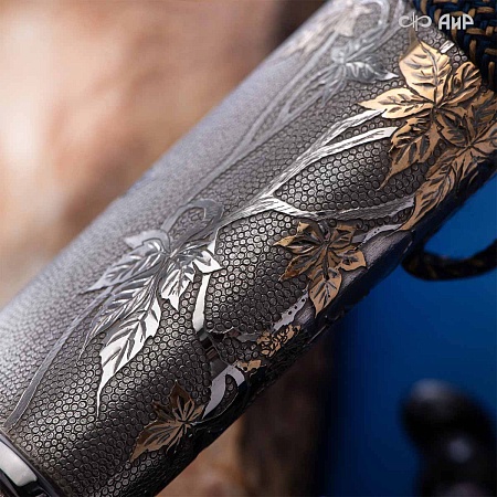  Авторский танто Кленовый сад № 39204 - мастера Златоуста